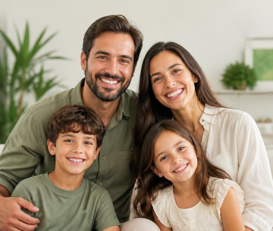 Família protegida pelos novos benefícios do Seguro Coopeder